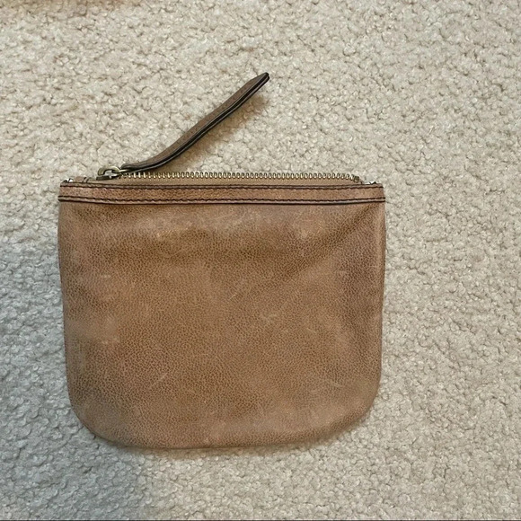 Cynthia Vincent Aztec Print Leather Clutch Purse - Picture 2 of 6